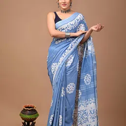 vj fashion Floral Zari Saree-picture-15