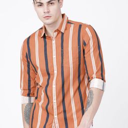 Highlander Mens Verticle Stripe Shirt-image-26