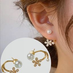 Elegant Gold-Plated Earrings-image-84