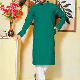 Archittam Men Regular Kurta with Pyjamas-picture-9