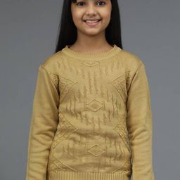 TRENDY WORLD Girls Woollen Pullover-image-33