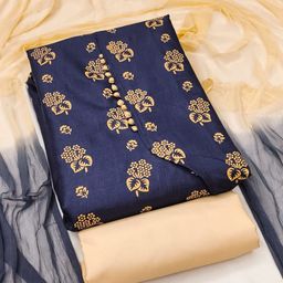 SAINOOR Printed Unstitched Dress Material-picture-0