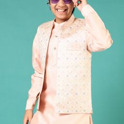 V-Mart Boys Regular Pure Cotton Kurta with Pyjamas-picture-54