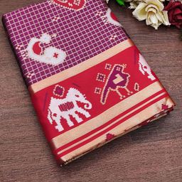 Rujave Woven Design Zari Art Silk Kanjeevaram Saree-image-92