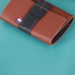 SZN Men Zip Detail Leather Card Holder-picture-13