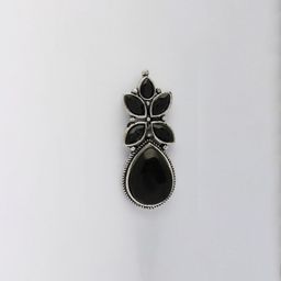 Anouk Silver Plated Artificial Stones Teardrop Shaped Drop Earrings image 4