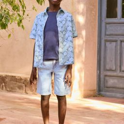 Mango Kids Boys Tropical Printed Pure Cotton Casual Shirt-image-32