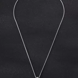 Jewels Galaxy Men Stainless Steel Silver-Plated Circular Pendant With Chain-picture-21