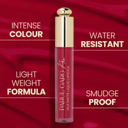 Parul Garg Set Of 5 Silk Matte Velvet Long Wear Liquid Lipstick - 3 ml Each image 5