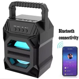 Techobucks Light Bluetooth speaker Trolley Design perfect for camping and partys 10 W Bluetooth Party Speaker-image-16