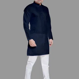 DIVISIVE Men Regular Kurta with Pyjamas image 3