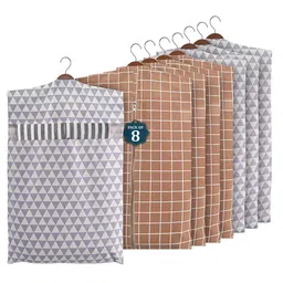 Kuber Industries Brown Set of 6 Regular Multi-Utility Organisers-34