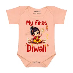 Arvesa My First Diwali Printed Bodysuit-picture-10