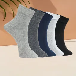 MJE Pack Of 5 Ankle-Length Socks-image-73