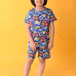 kilimoli Kids-Boys Blue Clothing Set-image-89