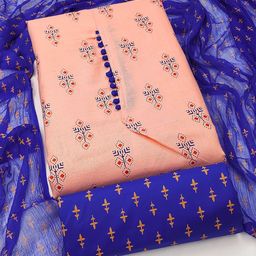 SHADOW & SAINING Floral Printed Unstitched Dress Material-picture-19