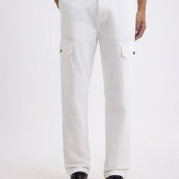 Pepe Jeans Men Straight Fit Cargos Trousers-image-103