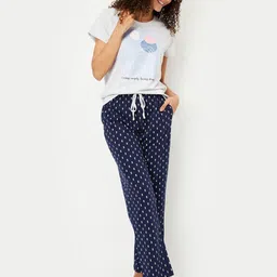 max Women Graphic Printed Night suit-image-90