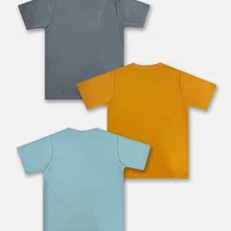 Here&Now X Game Begins Boys Set of 3 Assorted Printed T-shirts image 5