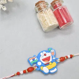 MEIRA JEWELLERY Boys Set Of 2 Cartoon & Beaded Thread Rakhi-5