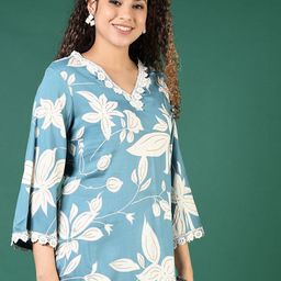 LIMEROAD Printed Straight Kurta-39
