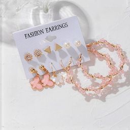 DressBerry Gold-Plated Hoop Earrings-image-99