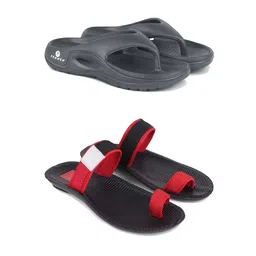 PENNEN Men Set Of 2 Thong Flip-Flops & Clogs-18