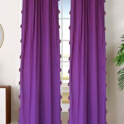 Dekor World Multicoloured Set of 2 Sheer Long Door Curtain-28