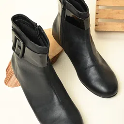 Rocia Women Ankle Length Flat Boots-picture-28