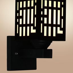 Gojeeva Brown Wood Square Wall Lamps-picture-47