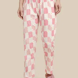 TWIN BIRDS Women Egg Nog Cotton Printed Night Pant-picture-40