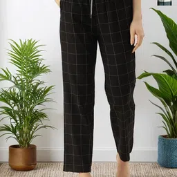 Kryptic Pack Of 2 Pure Cotton Mid-Rise Lounge Pants-image-89
