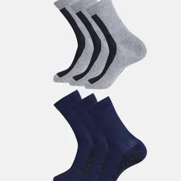 ADIDAS Men Pack Of 6 Patterned Ankle-Length Socks-9