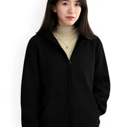 Mast & Harbour Women Hooded Solid Tailored Jacket-picture-4