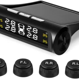 Digital Tire Pressure Gauge Tyre Pressure Monitoring System TPMS with Solar Charging and External Sensors-picture-5