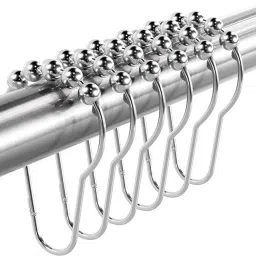 Silver Curtain Hooks Metal-5