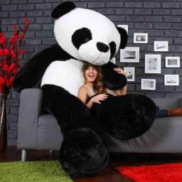 3 Feet Stuffed Spongy Hugable Cute Panda Teddy Bear - 91 cm (Black) - 91 cm (Black) - 91 cm-37