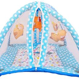 Polyester Infants Washable Baby Kick and Play Gym with Mosquito Net and Baby Bedding Set Mosquito Net-image-56