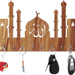 Tajmahal Antique Islaic Design Wood Key Holder-image-11