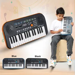 techno RJ-TKB4995 32-Key Digital Keyboard –LCD Display, 128 Tones&Rhythms, Recording ,Dual Speaker Digital Portable Keyboard-picture-12