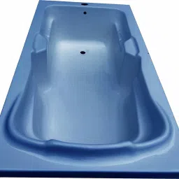 Elegant 6 Feet Rectangular Acrylic Fixed Bathtub - Alpine Blue Alcove Bathtub-image-47