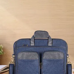 LOREM Unisex Blue Laptop Bag - Upto 16"-55