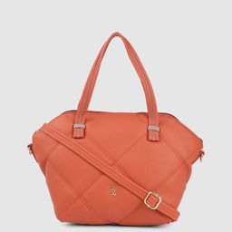 Baggit Red Solid Structured Handheld Bag-45