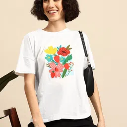 Mast & Harbour Graphic Printed Relaxed Fit T-shirt-picture-9