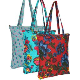 Anekaant Floral Printed Shopper Shoulder Bag-57