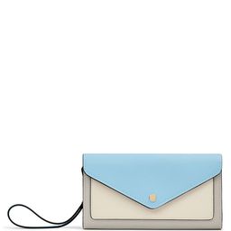 MIRAGGIO Gemma Blue Wallet With Detachable Wrist Strap-38