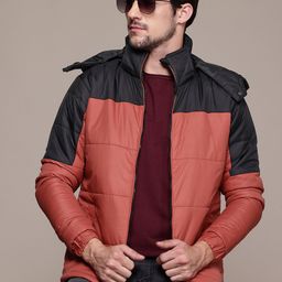 The Roadster Lifestyle Co. Colourblocked Hooded Jacket-43