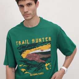 The Roadster Life Co. Puff Print Relaxed Cotton T-shirt-image-66
