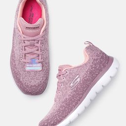 Skechers Women SUMMITS Woven Design Sneakers-24