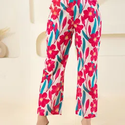 GULABOSITABO Women Floral Printed Original Trousers-image-60